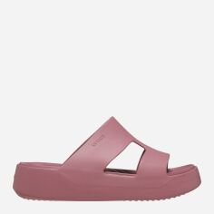 Акція на Жіночі шльопанці Crocs Getaway Platform H-Strap 209409-5PG 36-37 (M4/W6) 22 см Темно-рожеві від Rozetka