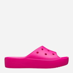 Акція на Жіночі шльопанці для пляжу Crocs Classic Platform Slide 208180-6TW 41-42 (M8/W10) 26 см Рожеві від Rozetka
