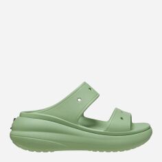 Акція на Жіночі шльопанці Crocs Classic Crush 207670-374 41-42 (M8/W10) 26 см Зелені від Rozetka