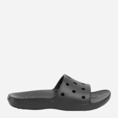 Акція на Жіночі шльопанці для пляжу Crocs Classic Slide 206121-BLK 36-37 (M4/W6) 22 см Чорні від Rozetka