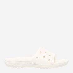 Акція на Жіночі шльопанці для пляжу Crocs Classic Slide 206121-100 36-37 (M4/W6) 22 см Білі від Rozetka