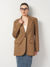 Акція на Куртка жіноча Zara 2133/754 S Коричнева від Rozetka