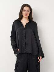 Акція на Блузка жіноча Zara 2622/966 XL Чорна від Rozetka