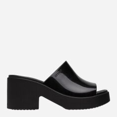 Акція на Жіночі мюлі Crocs Brooklyn Slide High Shine Heel 209709-001 39-40 (M7/W9) 25 см Чорні від Rozetka