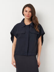 Акція на Блузка жіноча Zara 2208/674 M/L Темно-синя від Rozetka