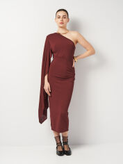Акція на Сукня жіноча Zara 1434/681 S Бордова від Rozetka