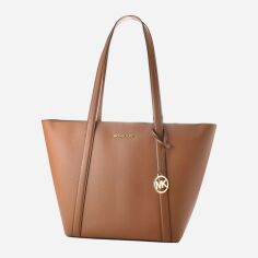 Акція на Сумка шопер жіноча Michael Kors 35S4G3FT3I-230 Світло-коричнева від Rozetka