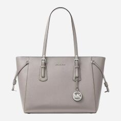 Акція на Сумка шопер жіноча Michael Kors 30S0GV6T2B-838 Коралова зі світло-сірим від Rozetka