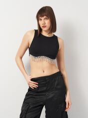 Акція на Футболка жіноча Zara 7901/614 XS/S Чорна від Rozetka