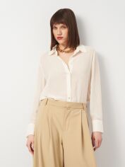 Акція на Футболка жіноча Zara 7969/287 M Молочна від Rozetka