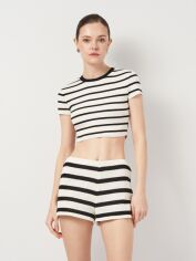 Акція на Футболка жіноча Zara 8537/010 L Біла від Rozetka