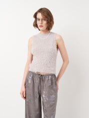 Акція на Футболка жіноча Zara 7901/312 S Сіра від Rozetka