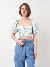 Акція на Футболка жіноча Zara 7653/790 L Біла від Rozetka