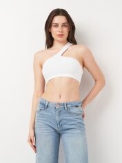 Акція на Футболка жіноча Zara 2142/472 M Біла від Rozetka