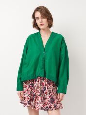 Акція на Блузка жіноча Zara 6895/485 XL Зелена від Rozetka