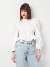 Акція на Блузка жіноча Zara 7969/262 S Біла від Rozetka