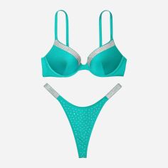 Акція на Роздільний купальник жіночий Victoria's Secret 622240573 34C-M Бірюзовий від Rozetka