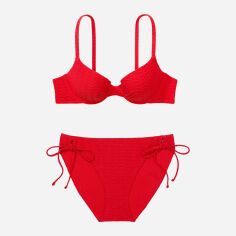Акція на Роздільний купальник жіночий Victoria's Secret 120473548 32B-XS Червоний від Rozetka