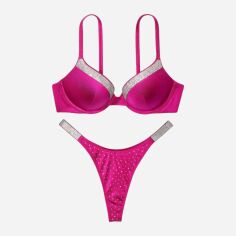 Акція на Роздільний купальник жіночий Victoria's Secret 449115092 36B-L Рожевий від Rozetka