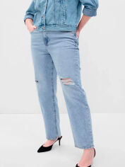 Акція на Джинси Regular Fit жіночі GAP 333337830 32 Блакитні від Rozetka