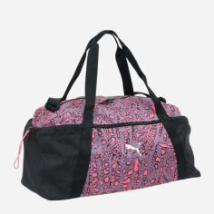 Акція на Спортивна сумка жіноча Puma At Ess Sport Bag Hyper 09078201 Pale Plum-Sunset Glow від Rozetka
