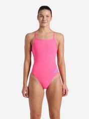 Акція на Суцільний купальник жіночий Arena Team Swimsuit Challenge Solid 004766-908 38 Рожевий від Rozetka