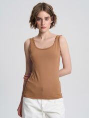 Акція на Майка жіноча ROZA 200126 2XL Коричнева від Rozetka