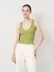 Акція на Футболка жіноча Zara 9598/565 S Зелена від Rozetka