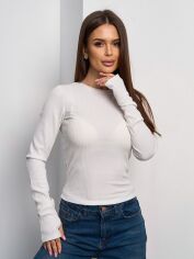 Акція на Джемпер жіночий ISSA PLUS 15052 L Білий від Rozetka