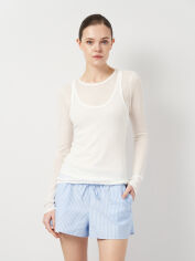 Акція на Кофта жіноча Zara 0264/305/251 L Біла від Rozetka