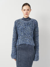 Акція на Светр жіночий Zara 2154/05V L/XL Темно-синій від Rozetka