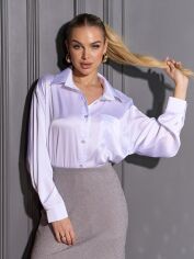 Акція на Сорочка жіноча ISSA PLUS 14957 3XL Біла від Rozetka