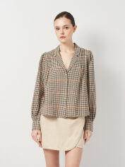Акція на Сорочка жіноча Zara 2157/234 XL Коричнева від Rozetka