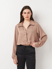 Акція на Сорочка жіноча Zara 2242/851 XL Бежева від Rozetka