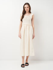 Акція на Сукня жіноча Zara 3991/277 M/L Молочна від Rozetka