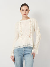 Акція на Светр жіночий Zara 1412/371 L Білий від Rozetka