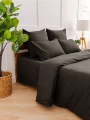 Акція на Набір Good-Dream підковдра 200х220 + 2 наволочки 50х70 microfiber Brown від Rozetka