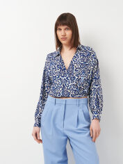 Акція на Сорочка жіноча Zara 3666/103 S Синя від Rozetka