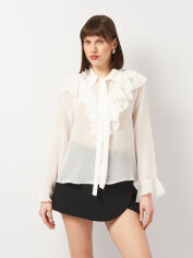 Акція на Блузка жіноча Zara 3666/203 L Біла від Rozetka