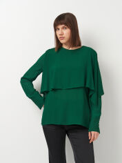 Акція на Блузка жіноча Zara 4437/266 XS Зелена від Rozetka