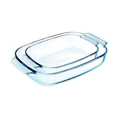 Акція на Набор форм для запекания 2 шт Classic Pyrex 913S609/8045 від Podushka