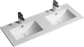 Акція на Раковина UP TREND Neva Double 120 UP4596-1200 White Gloss від Rozetka
