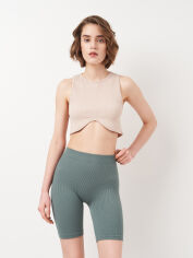 Акція на Топ жіночий Zara 7901/330 M/L Бежевий від Rozetka