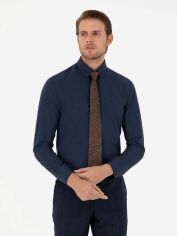 Акція на Сорочка бавовняна чоловіча Pierre Cardin G021GL004-000-2083848 L Темно-синя від Rozetka