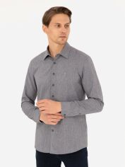 Акція на Сорочка бавовняна чоловіча Pierre Cardin G021GL004-000-2076413 XL Антрацит від Rozetka