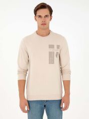 Акція на Світшот чоловічий U.S. Polo Assn G081SZ082-000-1987888 XL Пісочний від Rozetka
