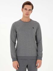 Акція на Світшот чоловічий U.S. Polo Assn G081SZ082-000-1968010 M Темно-сірий від Rozetka