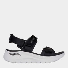 Акція на Жіночі сандалії Skechers 119465 BLK 40 (10US) 27 см Чорні від Rozetka