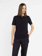 Акція на Футболка бавовняна жіноча Arber T-Shirt Wf-19 W13.03.02.520 L Чорна від Rozetka