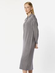 Акція на Плаття міді осіннє жіноче Arber DreSS Polo Wcaddy Wtr-142 W22.05.11.332 S Сіре від Rozetka